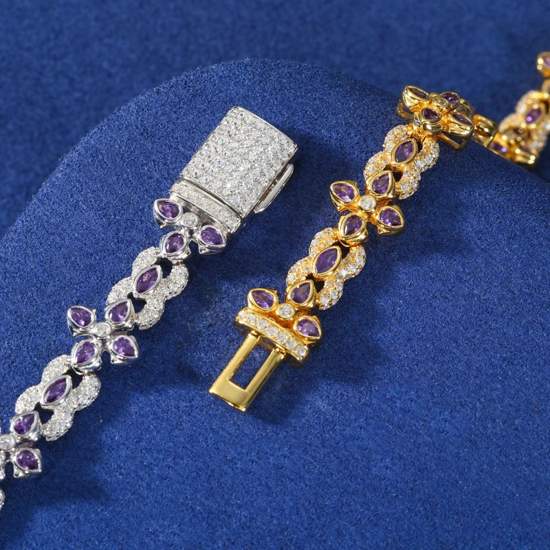 Infinity Cross Flower Bracelet