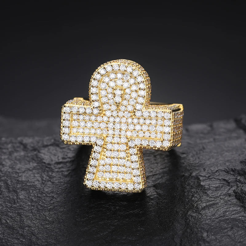 Ankh Cross Key Of Life Ring