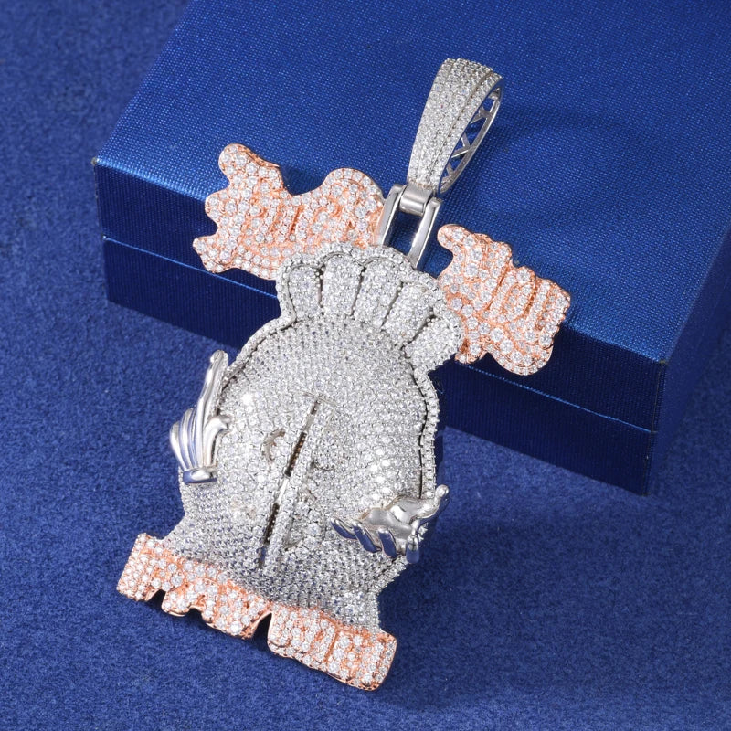 F You ,Pay me Money Bag Pendant