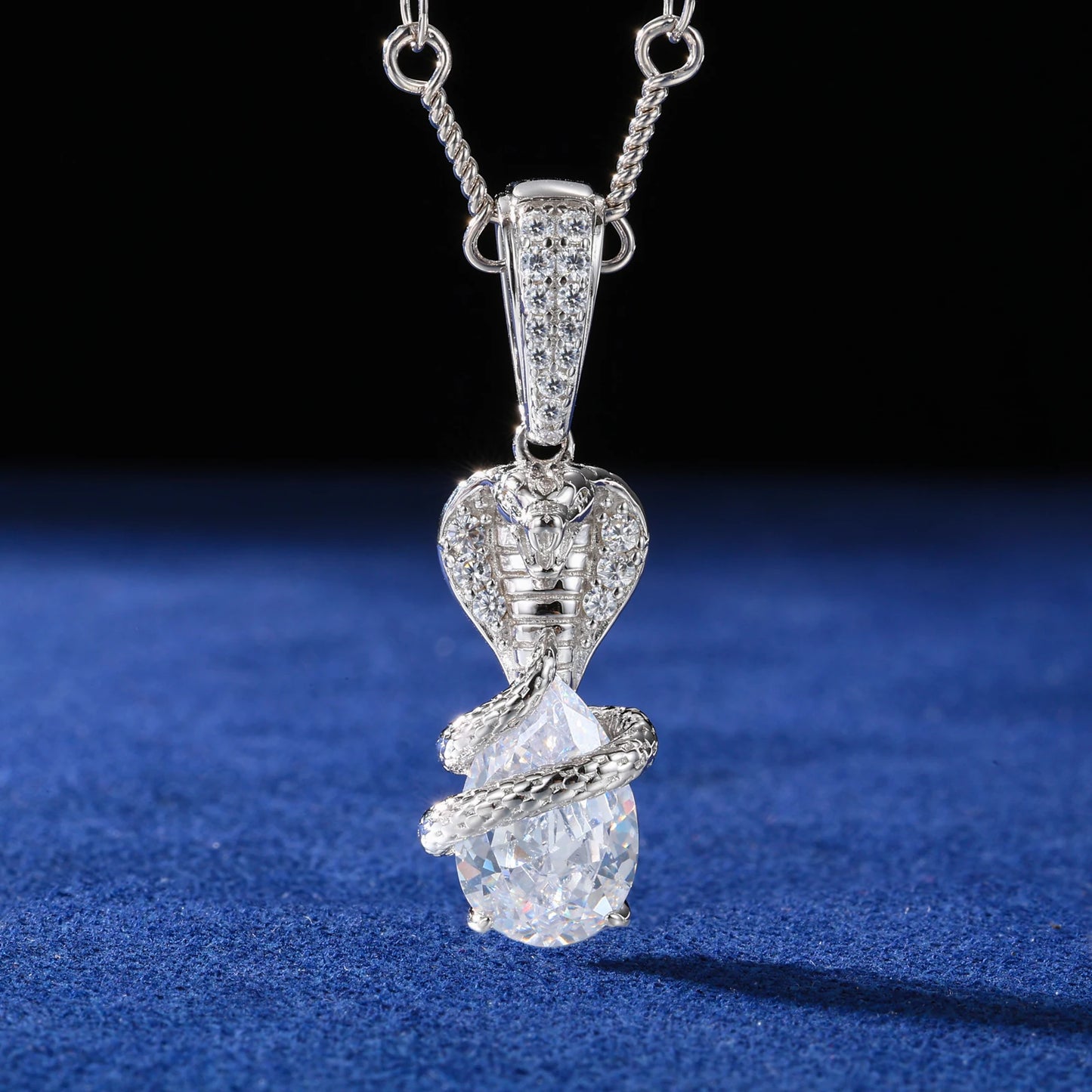 Cobra Holding Jewel Pendant