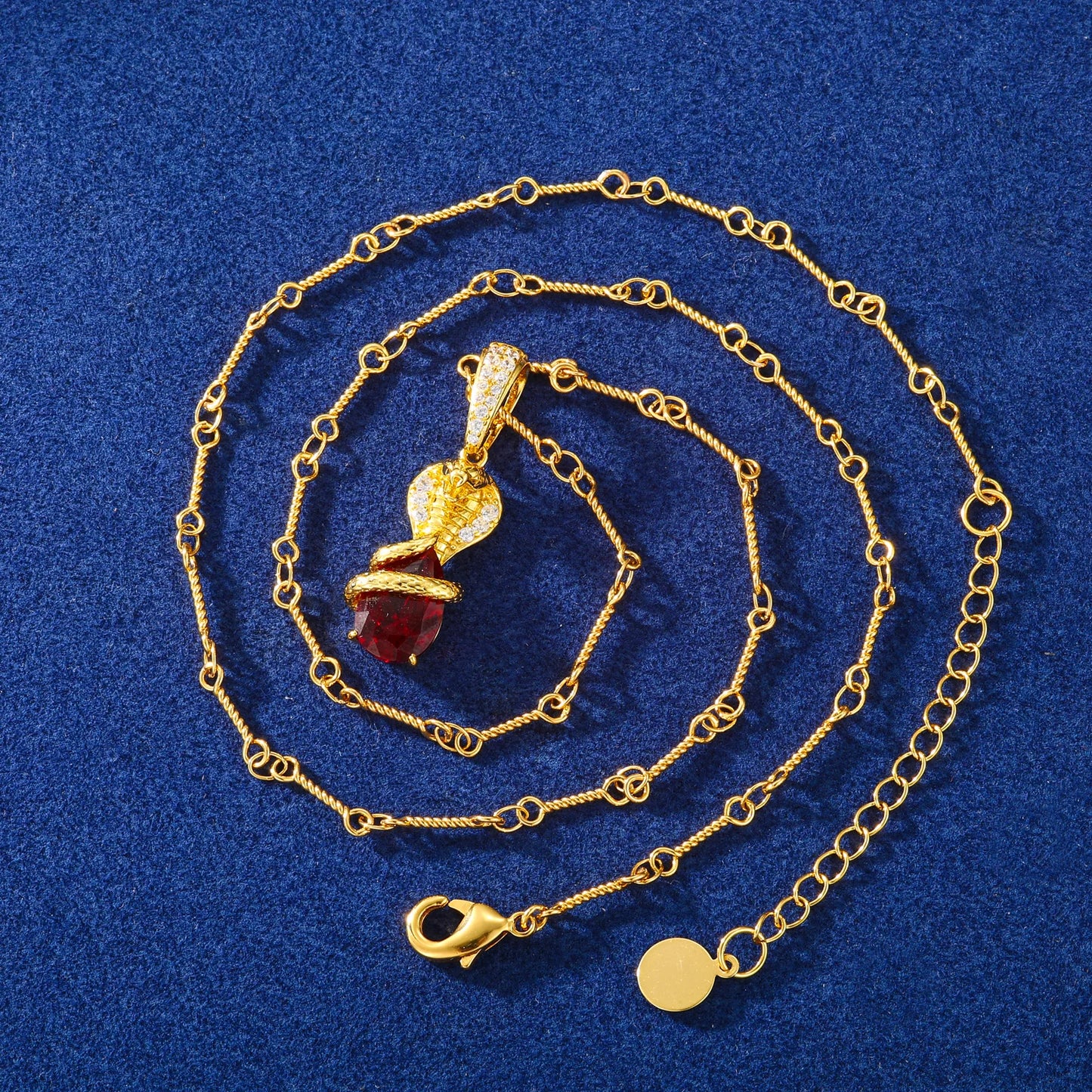 Cobra Holding Jewel Pendant