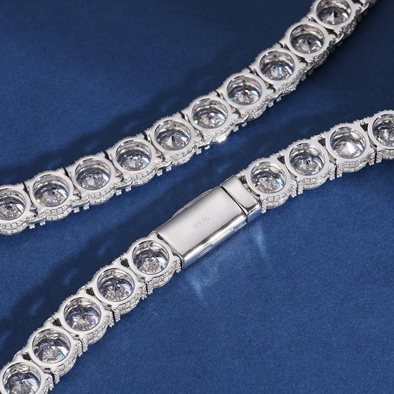 10mm - Baguette Clasp Tennis Chain