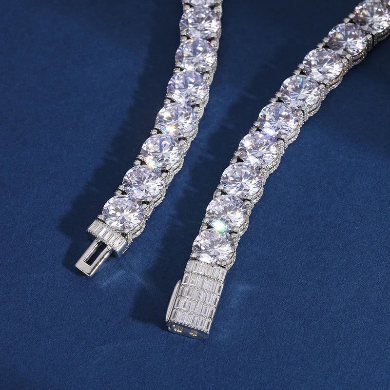 10mm - Baguette Clasp Tennis Chain
