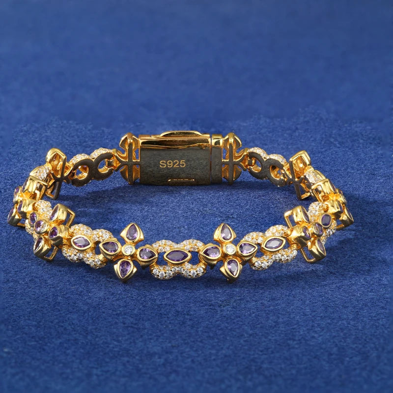 Infinity Cross Flower Bracelet
