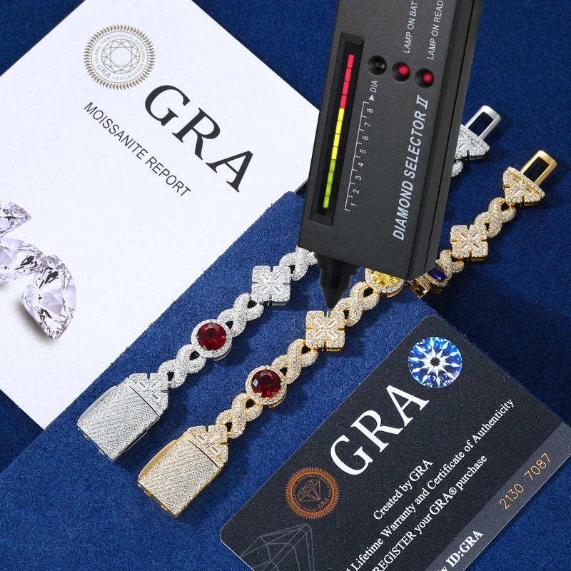 Maltese Cross Infinite Gem Bracelet