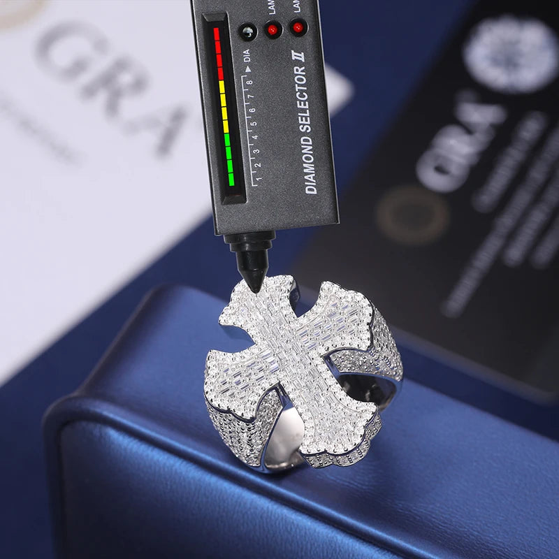 Baguette Cross Ring