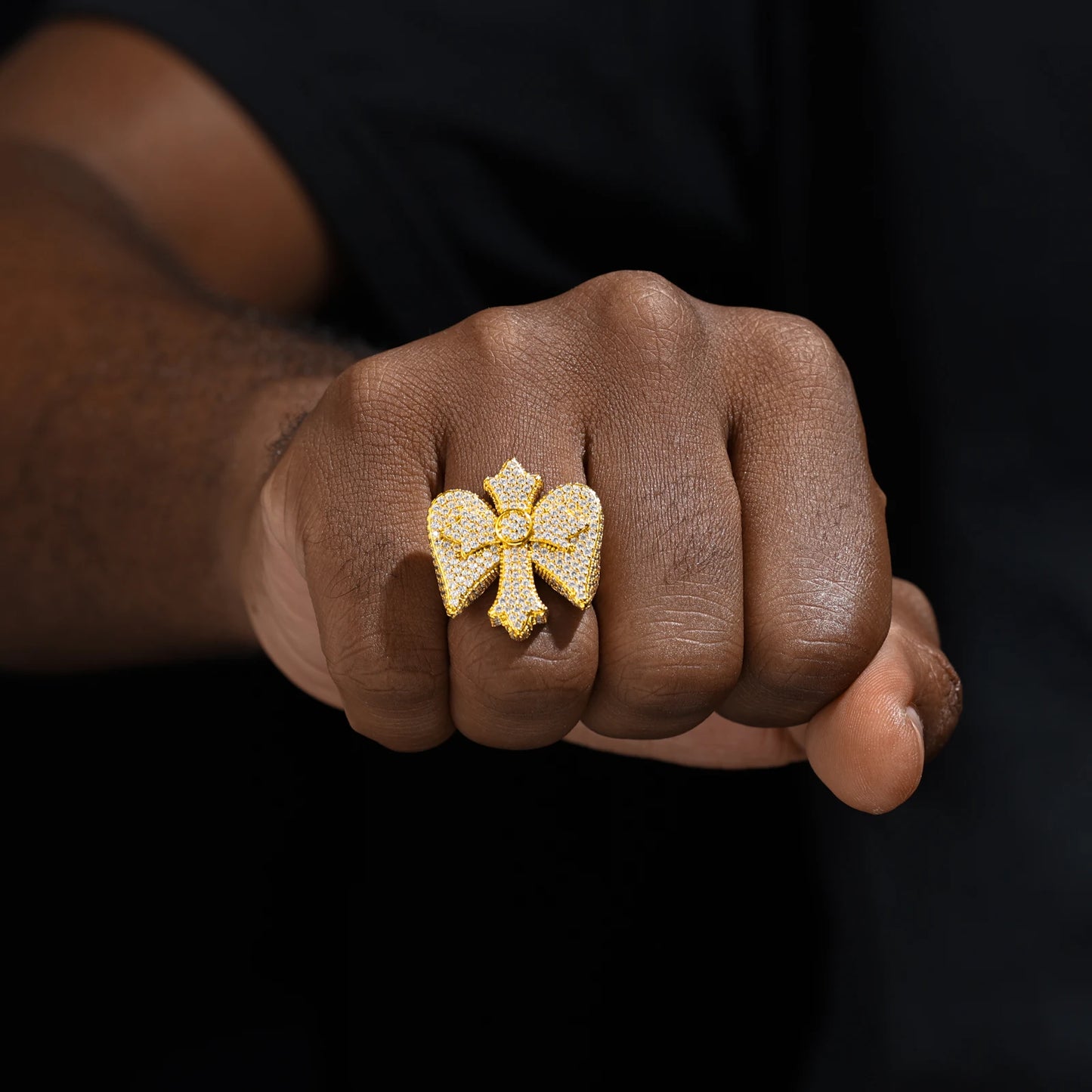 Winged Cross Ring