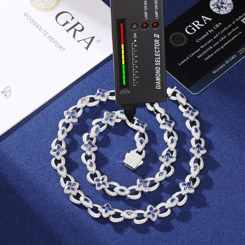 10.5mm - Flower Eye Link Chain