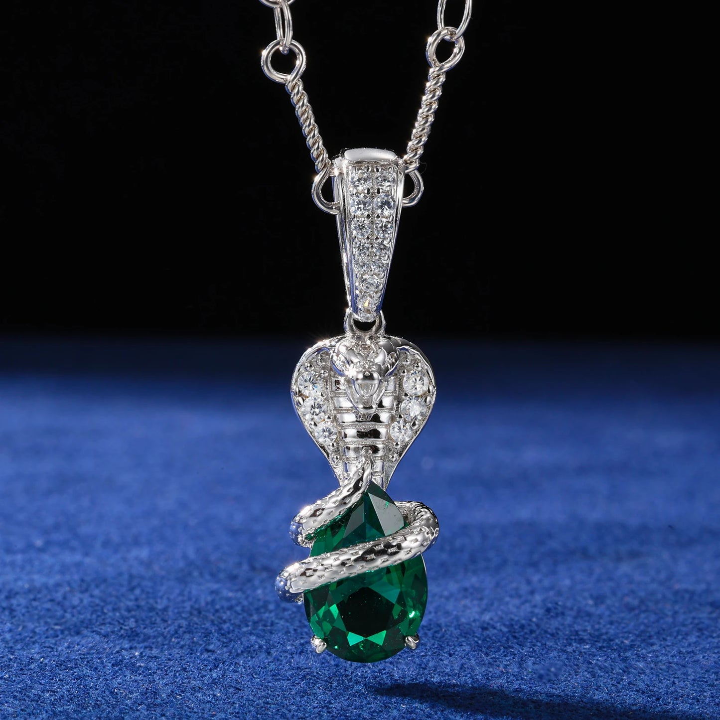 Cobra Holding Jewel Pendant
