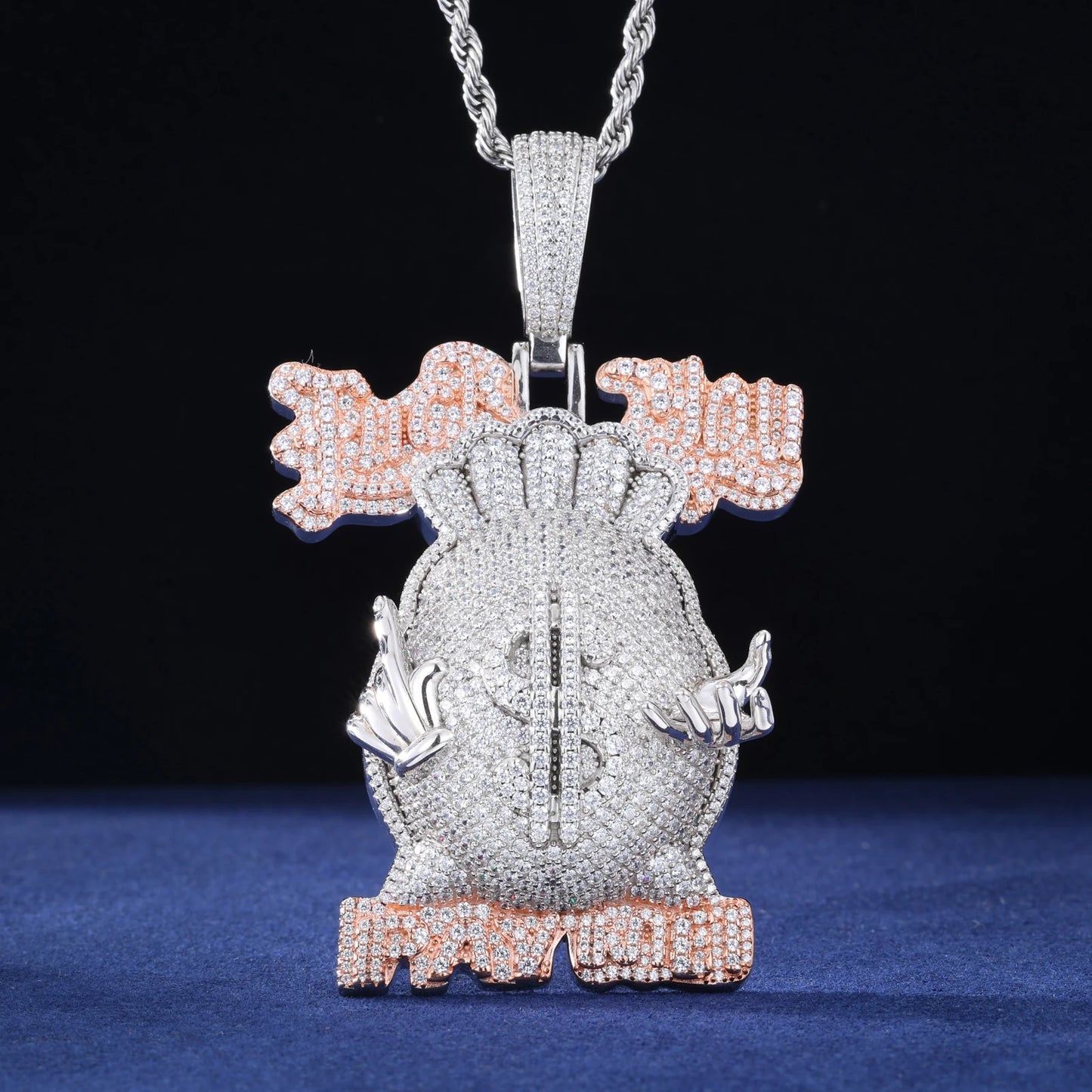 F You ,Pay me Money Bag Pendant