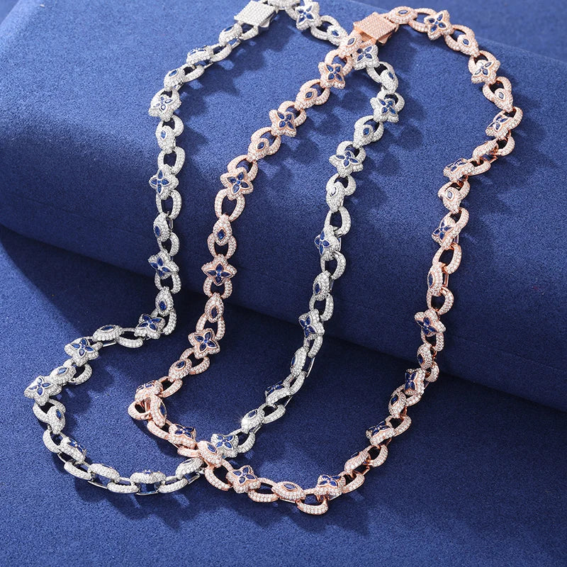 10.5mm - Flower Eye Link Chain