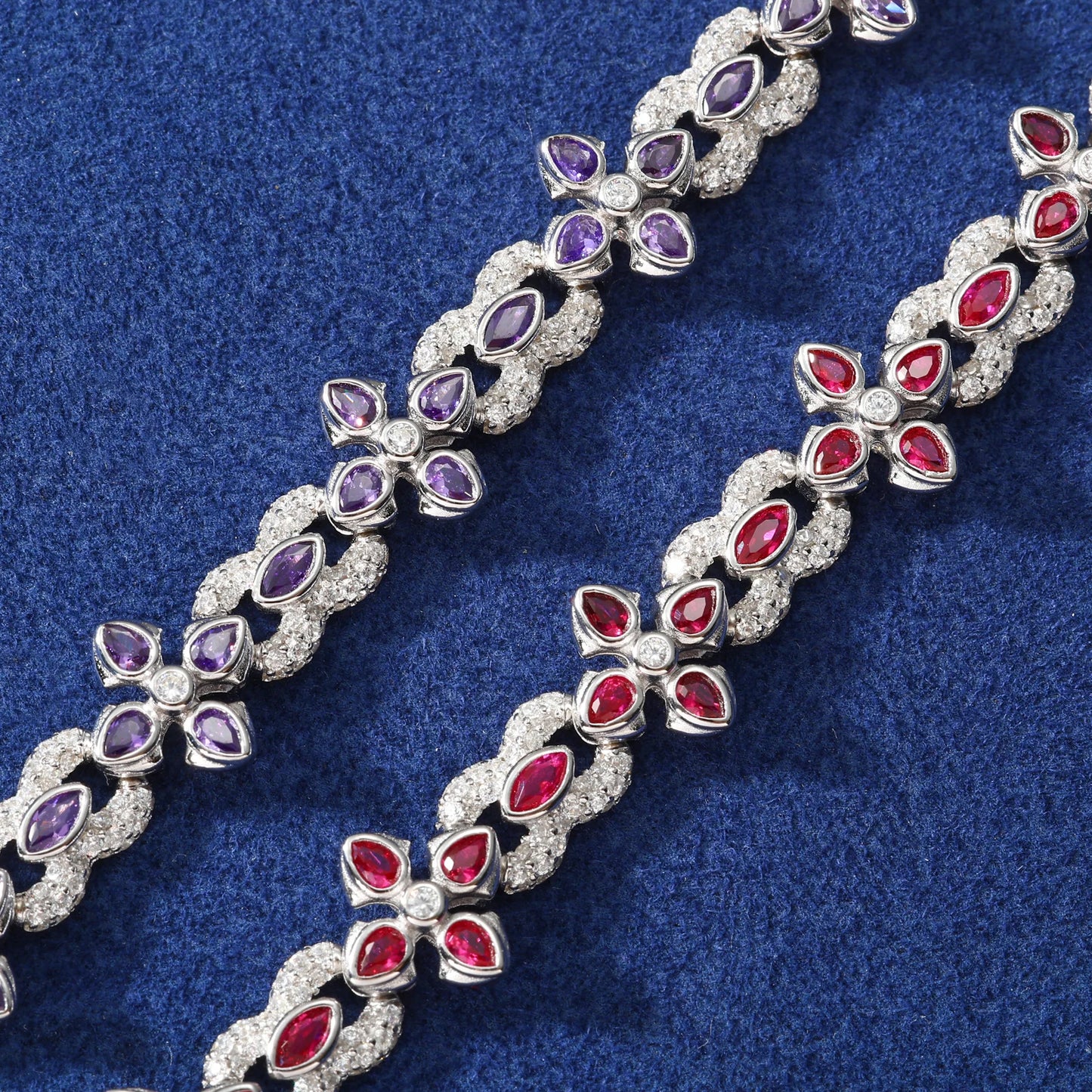Infinity Cross Flower Bracelet