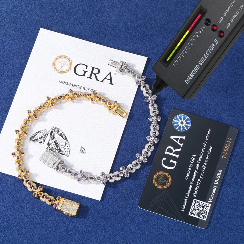 Infinity Cross Flower Bracelet