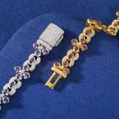 Infinity Cross Flower Bracelet