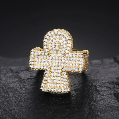 Ankh Cross Key Of Life Ring