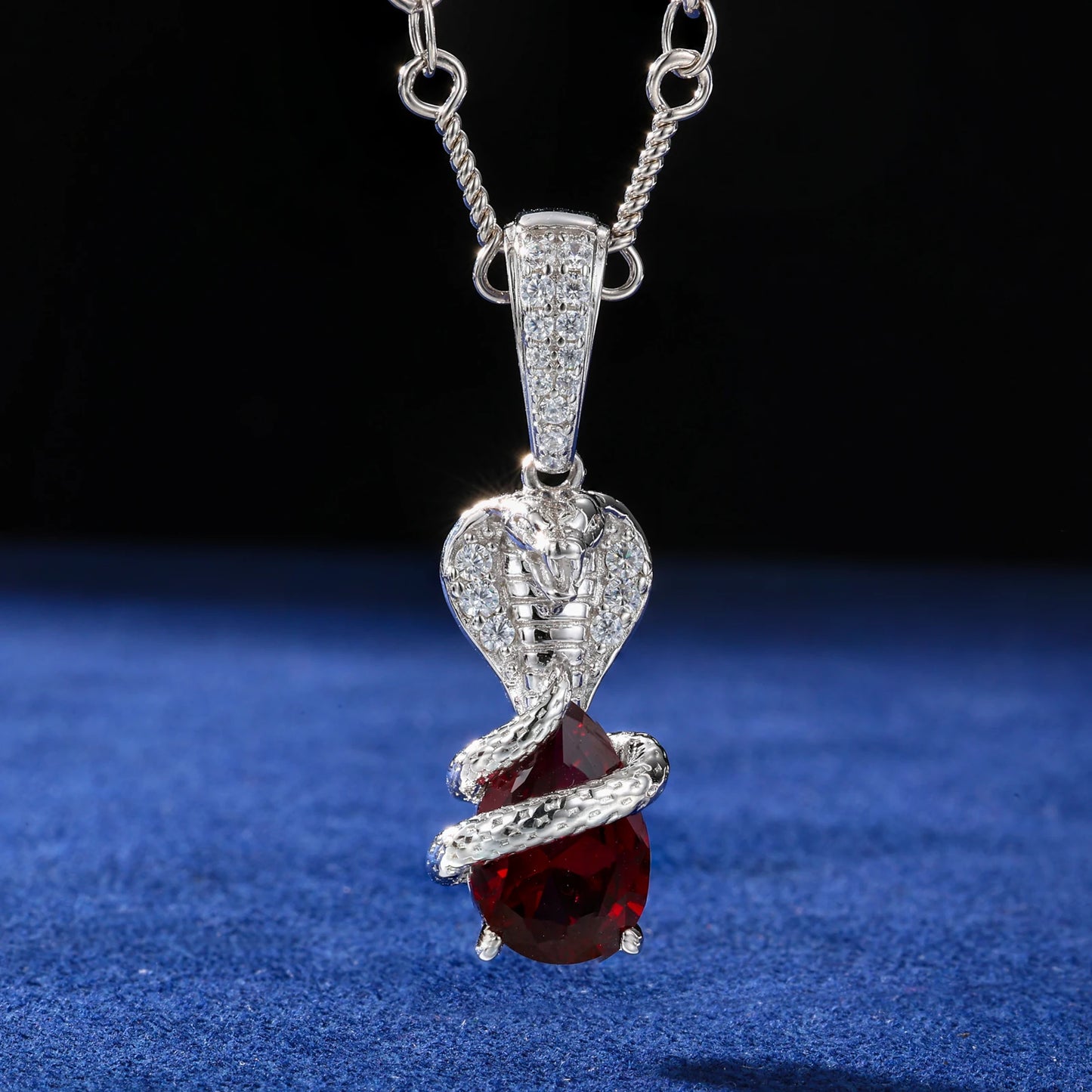 Cobra Holding Jewel Pendant
