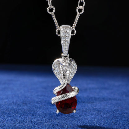 Cobra Holding Jewel Pendant