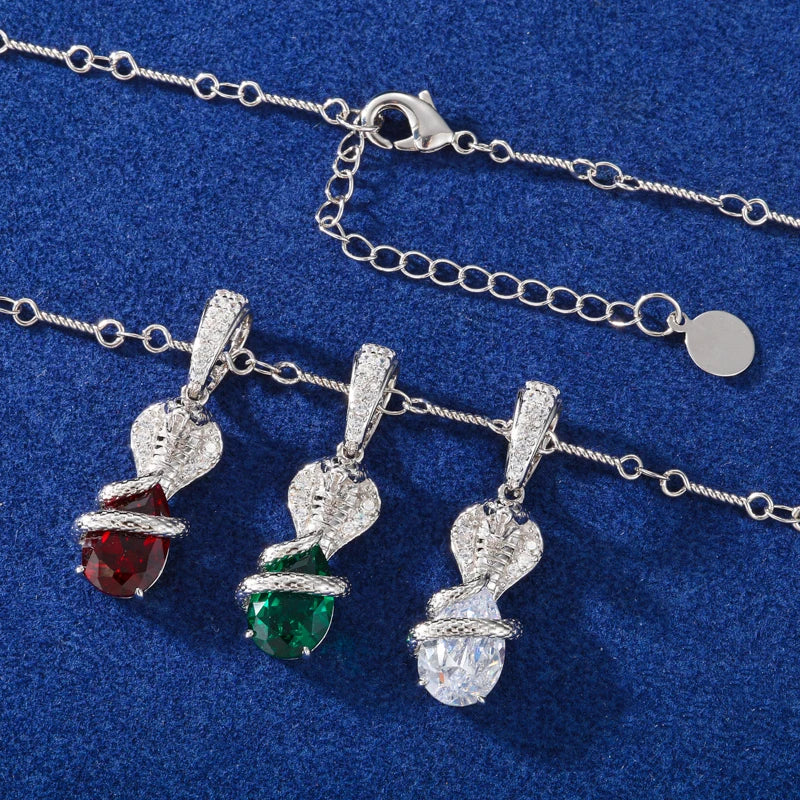 Cobra Holding Jewel Pendant