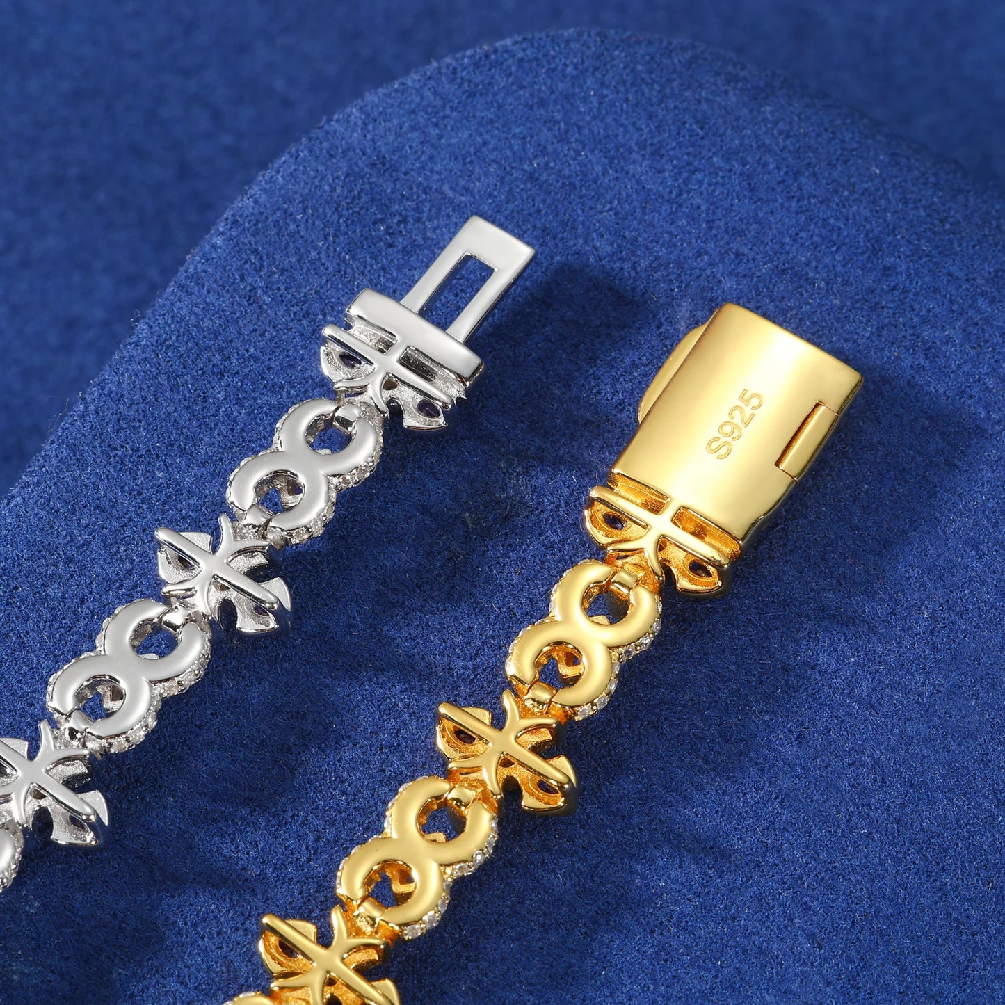 Infinity Cross Flower Bracelet