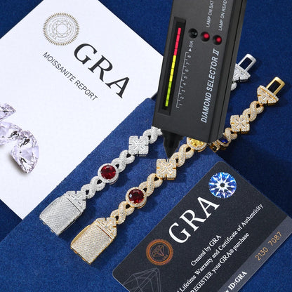 Maltese Cross Infinite Gem Bracelet
