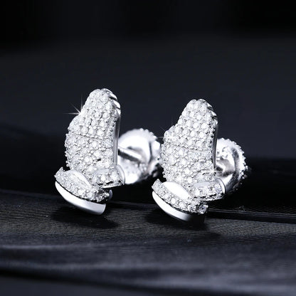 Prayer Hands Stud Earrings