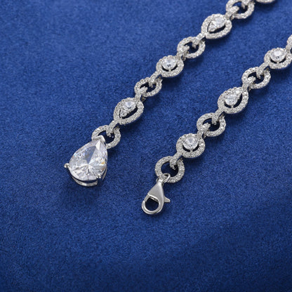 Pear Cut Pendant Necklace