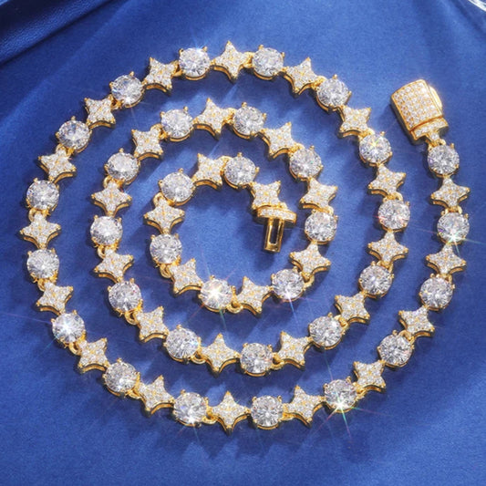 8mm Star Tennis Chain