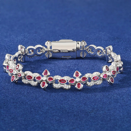 Infinity Cross Flower Bracelet