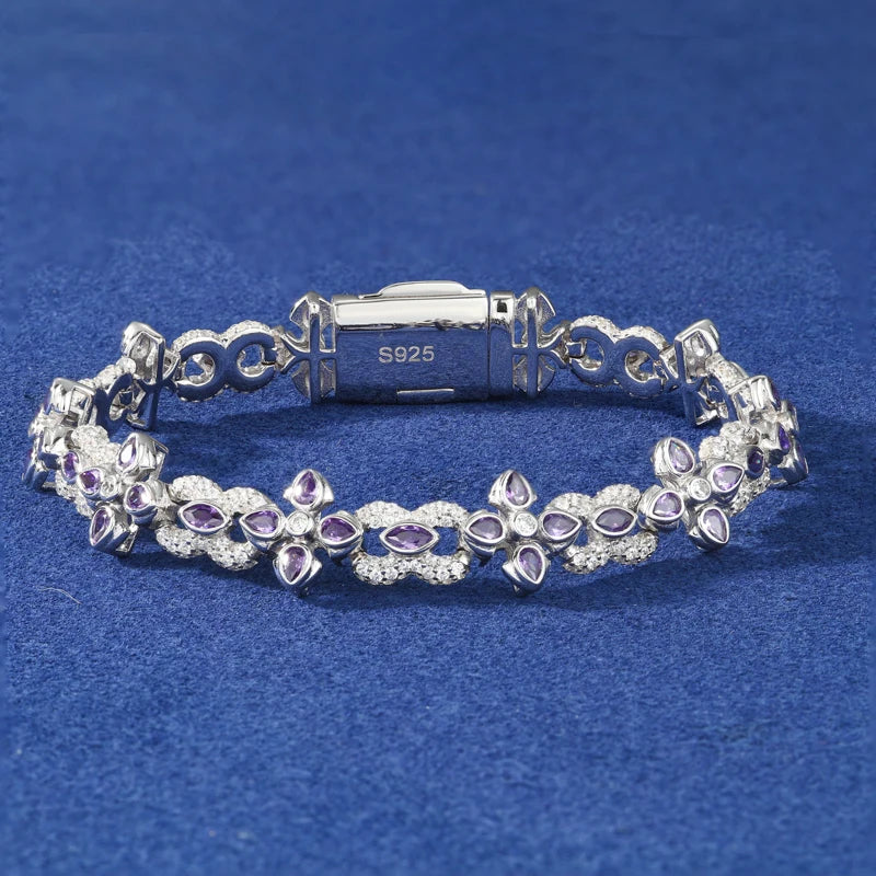 Infinity Cross Flower Bracelet