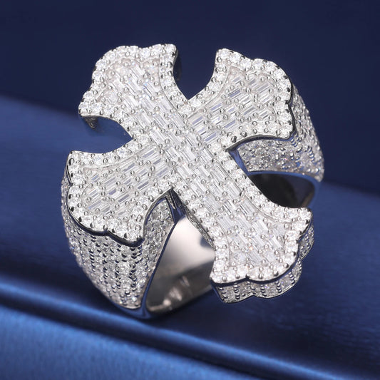 Baguette Cross Ring