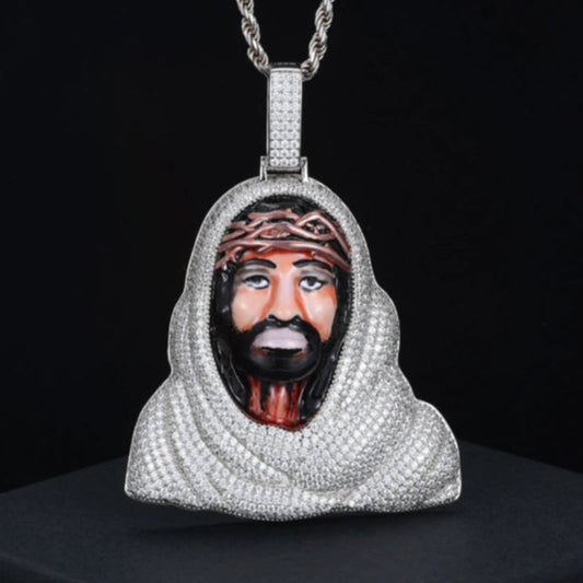 Jesus Enamel Pendant