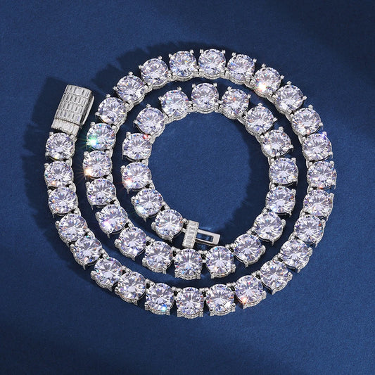 10mm - Baguette Clasp Tennis Chain