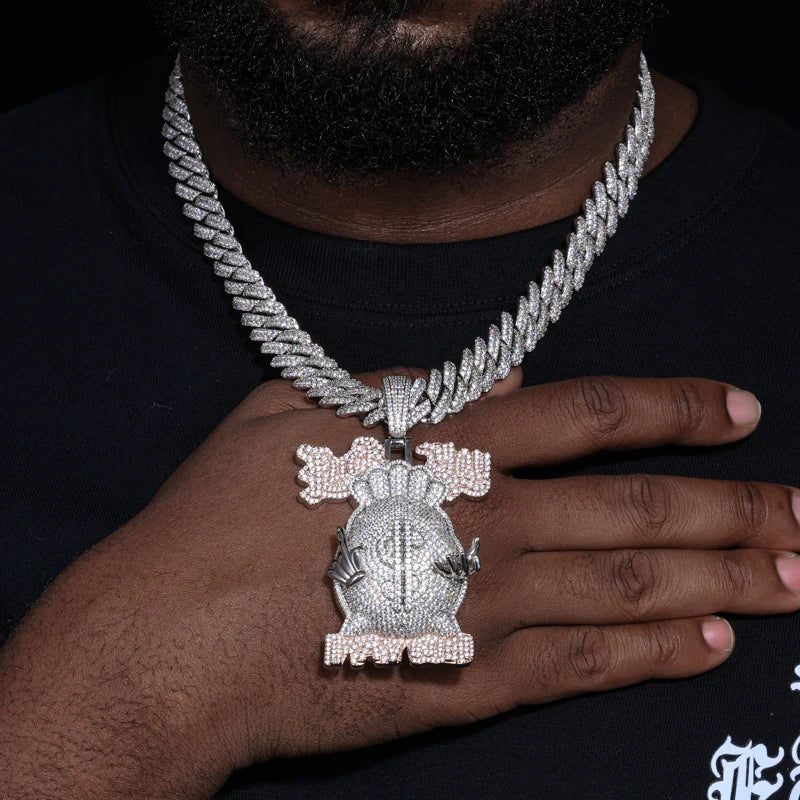 F You ,Pay me Money Bag Pendant