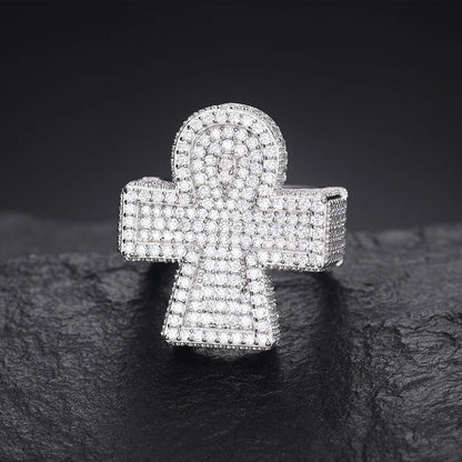 Ankh Cross Key Of Life Ring