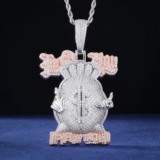 F You ,Pay me Money Bag Pendant