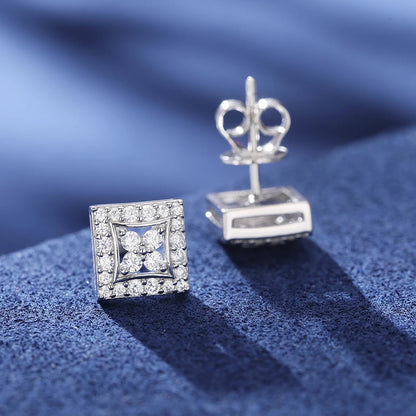 Lucky Square Stud Earrings