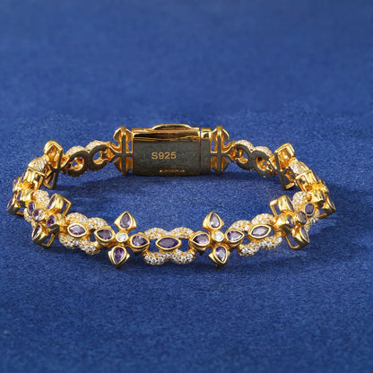 Infinity Cross Flower Bracelet