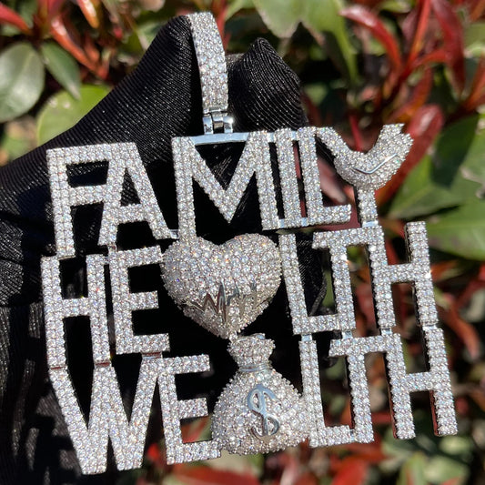 Family Health Wealth Pendant